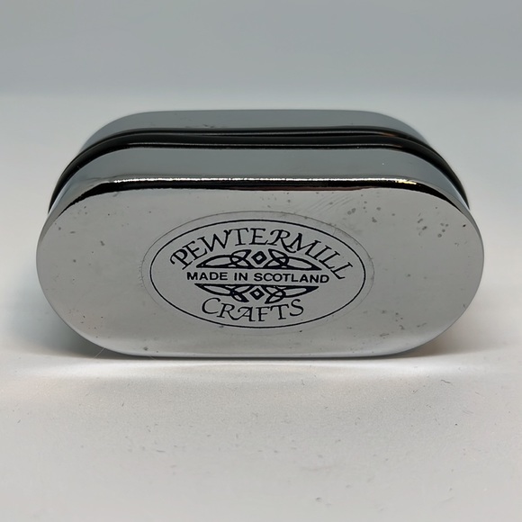 Cuff Links Pewtermill Crafts Scotland with Box EUC - Picture 5 of 5